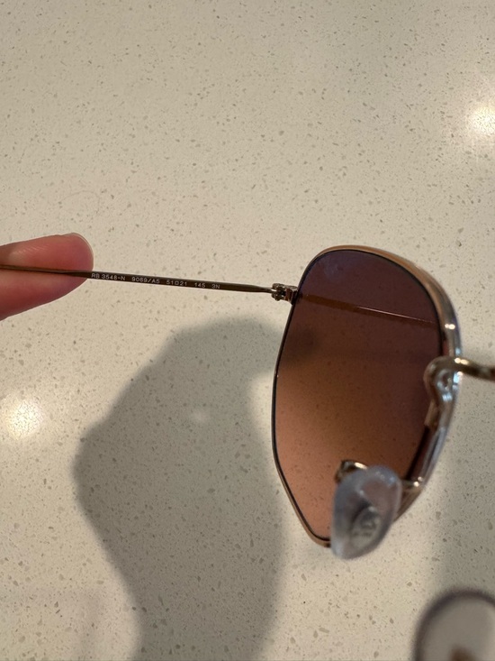 Ray-Ban Polished Copper Frame Sunglasses with Brown Gradient Lenses main image 5